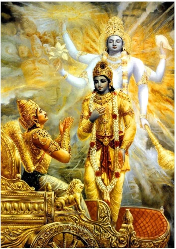 lord krishna and arjun